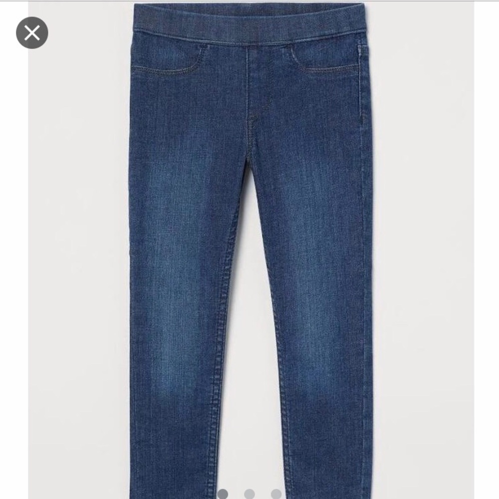 🔥 2/$20 H&M Denim print leggings NWOT